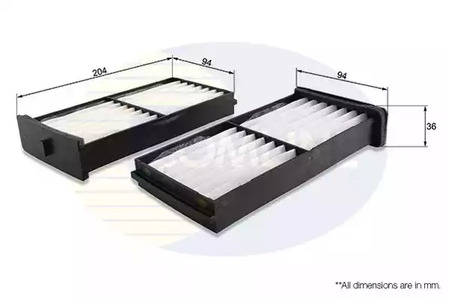 Фильтр салона COMLINE EKF356-2