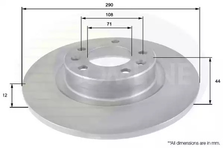Тормозные диски COMLINE ADC2708