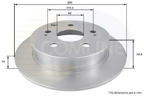Тормозные диски COMLINE ADC01168