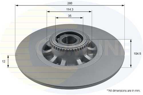 Тормозные диски COMLINE ADC1164