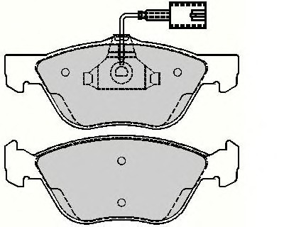 Комплект тормозных колодок дисковый тормоз COMLINE CBP11772