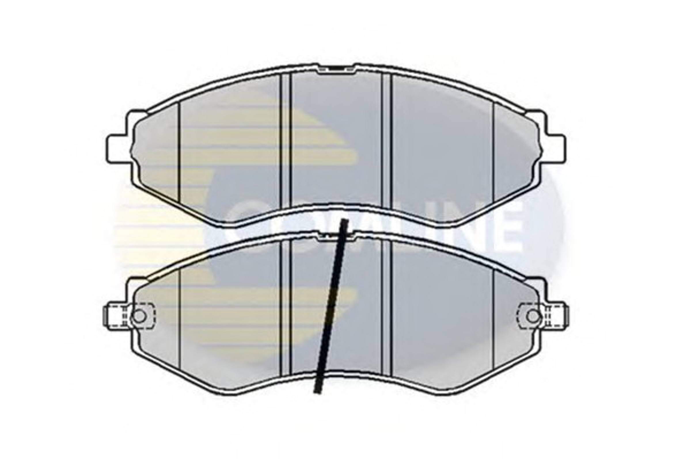Комплект тормозных колодок дисковый тормоз COMLINE CBP31188