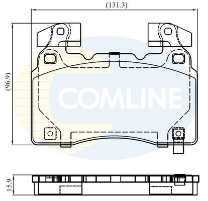 Колодки торм пер opel insignia 17- vauxhall insignia 17- COMLINE CBP32372