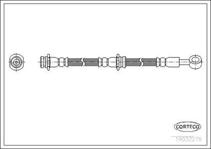 Тормозные трубки CORTECO 19032276