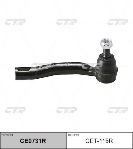 Наконечник рулевой тяги прав CTR CE0731R