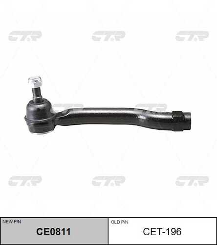 Наконечник рулевой тяги прав toyota camry (usa) 12-17 avalon 12-18 CTR CE0811