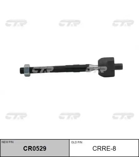 Тяга рулевая 207 мм m14x1.5 - m14x1.5 renault laguna iii 10/07-15 CTR CR0529
