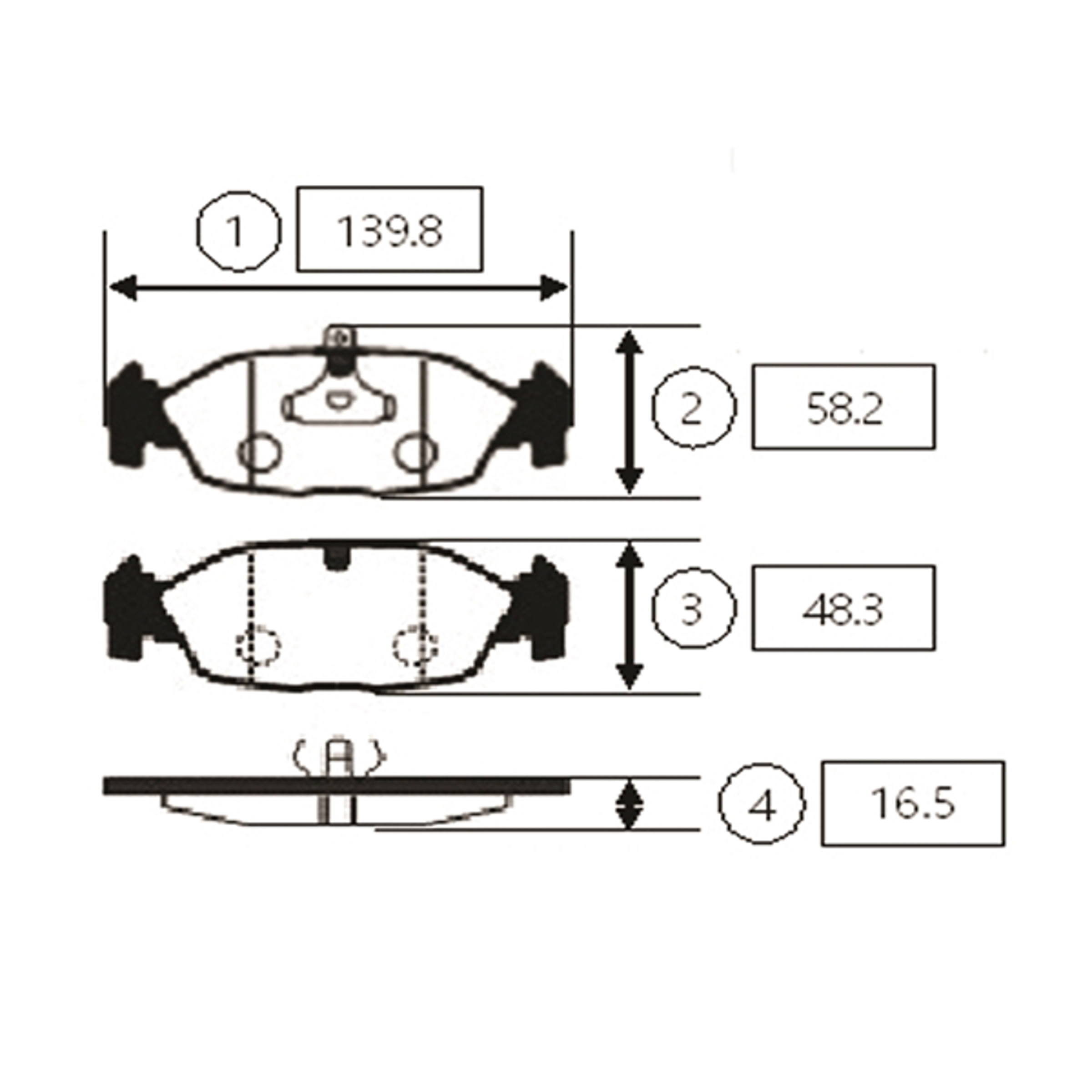 Brake pad CTR GK0247