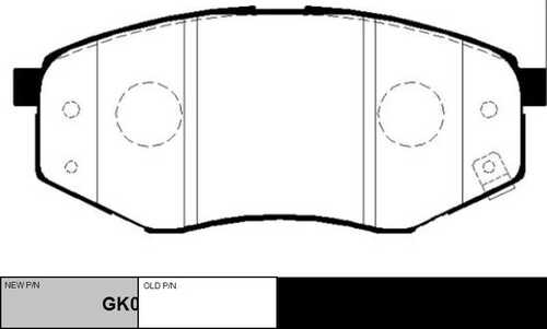 Колодки тормозные дисковые CTR GK0495