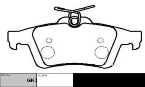 Колодки тормозные дисковые CTR GK0659