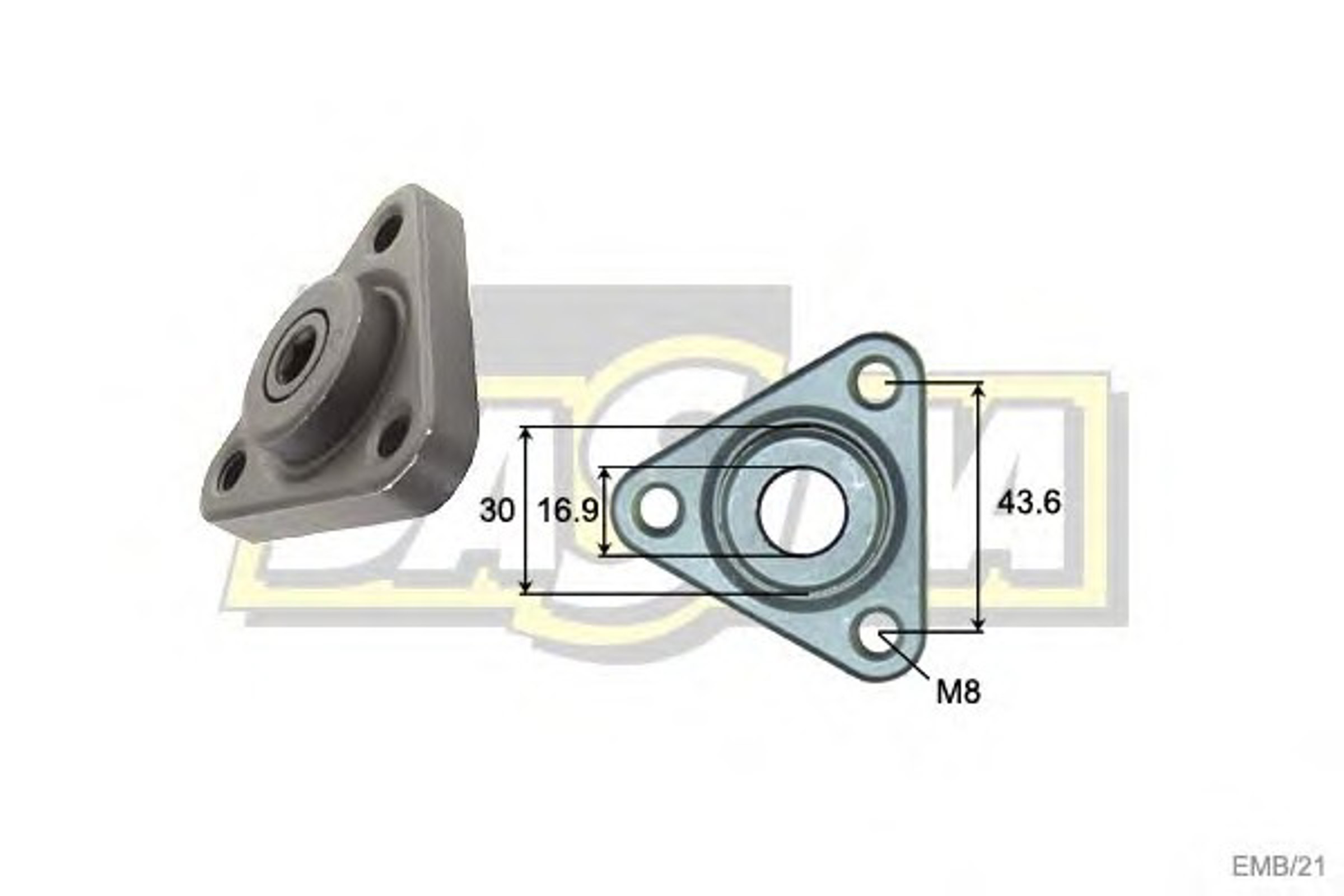 Насос гидроусилителя DA SILVA DP2549