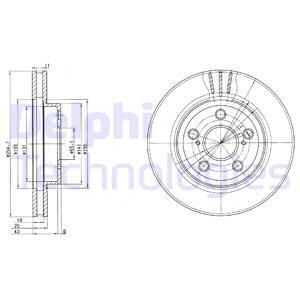 Тормозные диски DELPHI BG2880