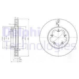 Тормозные диски DELPHI BG4007
