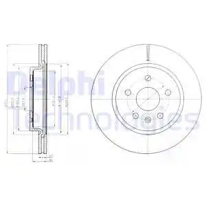 Тормозные диски DELPHI BG4190