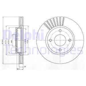 Тормозные диски DELPHI BG4337