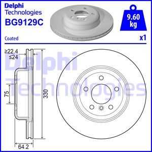 Тормозные диски DELPHI BG9129C