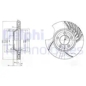 Тормозные диски DELPHI BG9774