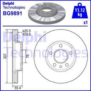 Тормозные диски DELPHI BG9891