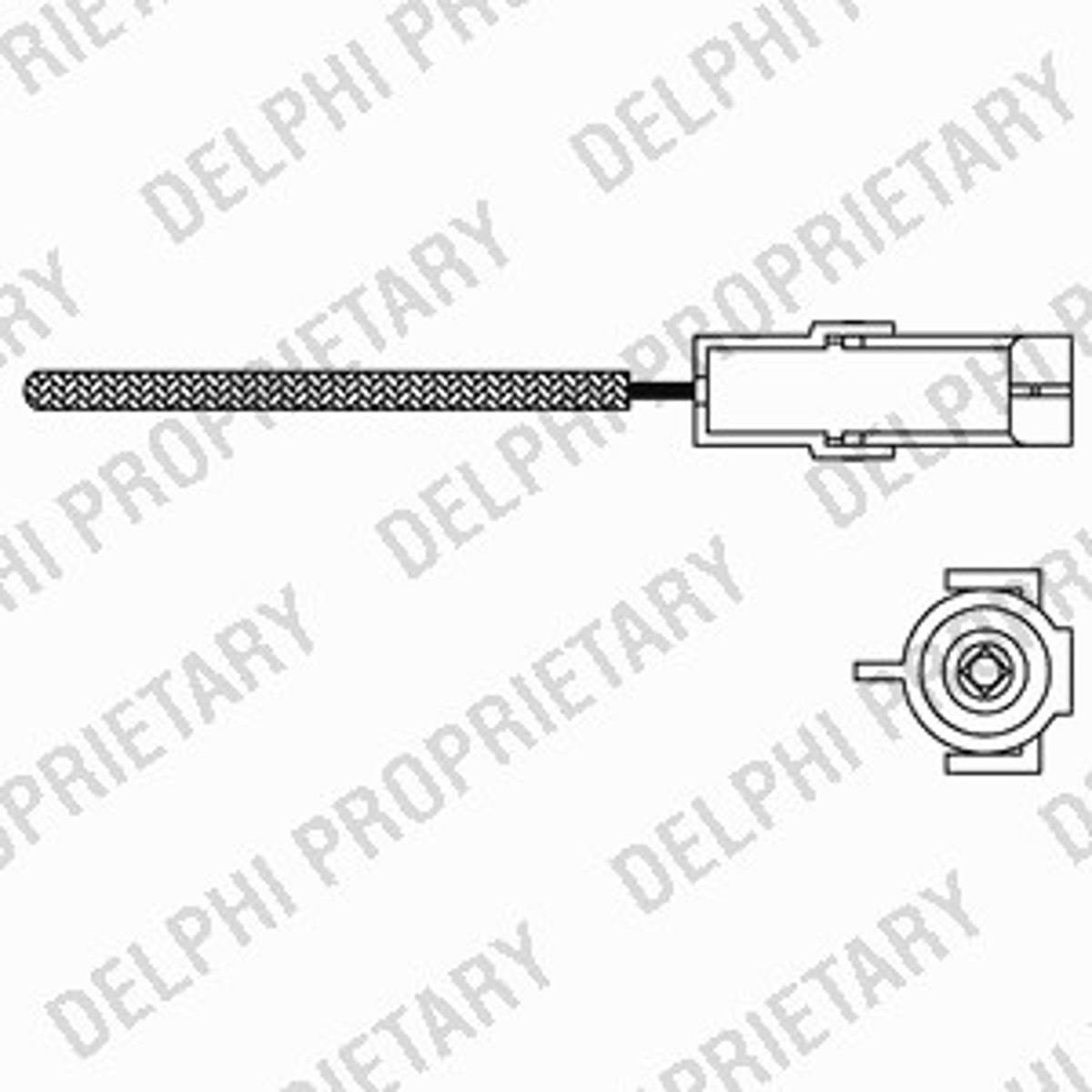 Датчик давления наддува во впускном коллекторе DELPHI ES10966-12B1