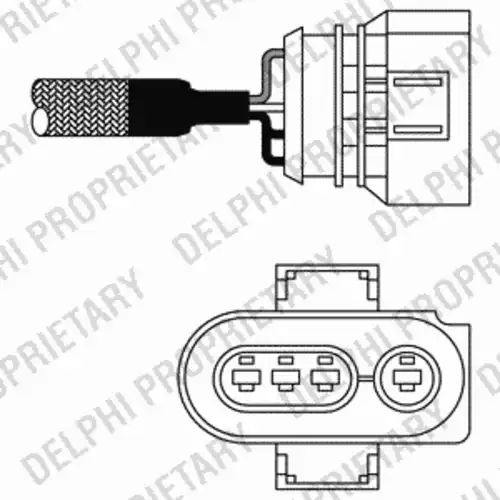 Датчик давления наддува во впускном коллекторе DELPHI ES1098712B1