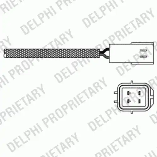 Датчик давления наддува во впускном коллекторе DELPHI ES20038-12B1