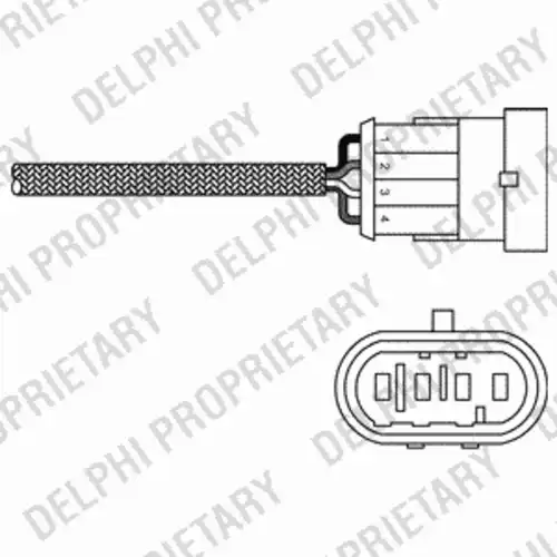 Датчик давления наддува во впускном коллекторе DELPHI ES2026712B1