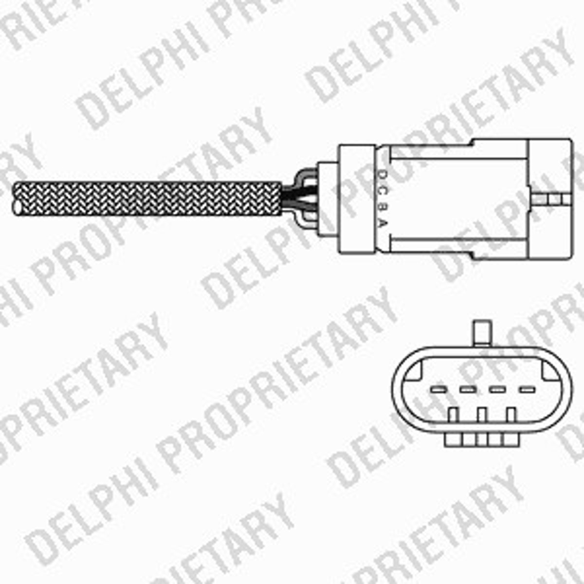 Датчик давления наддува во впускном коллекторе DELPHI ES20311-12B1