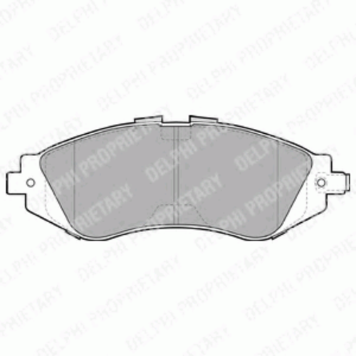 Тормозные колодки DELPHI LP1304