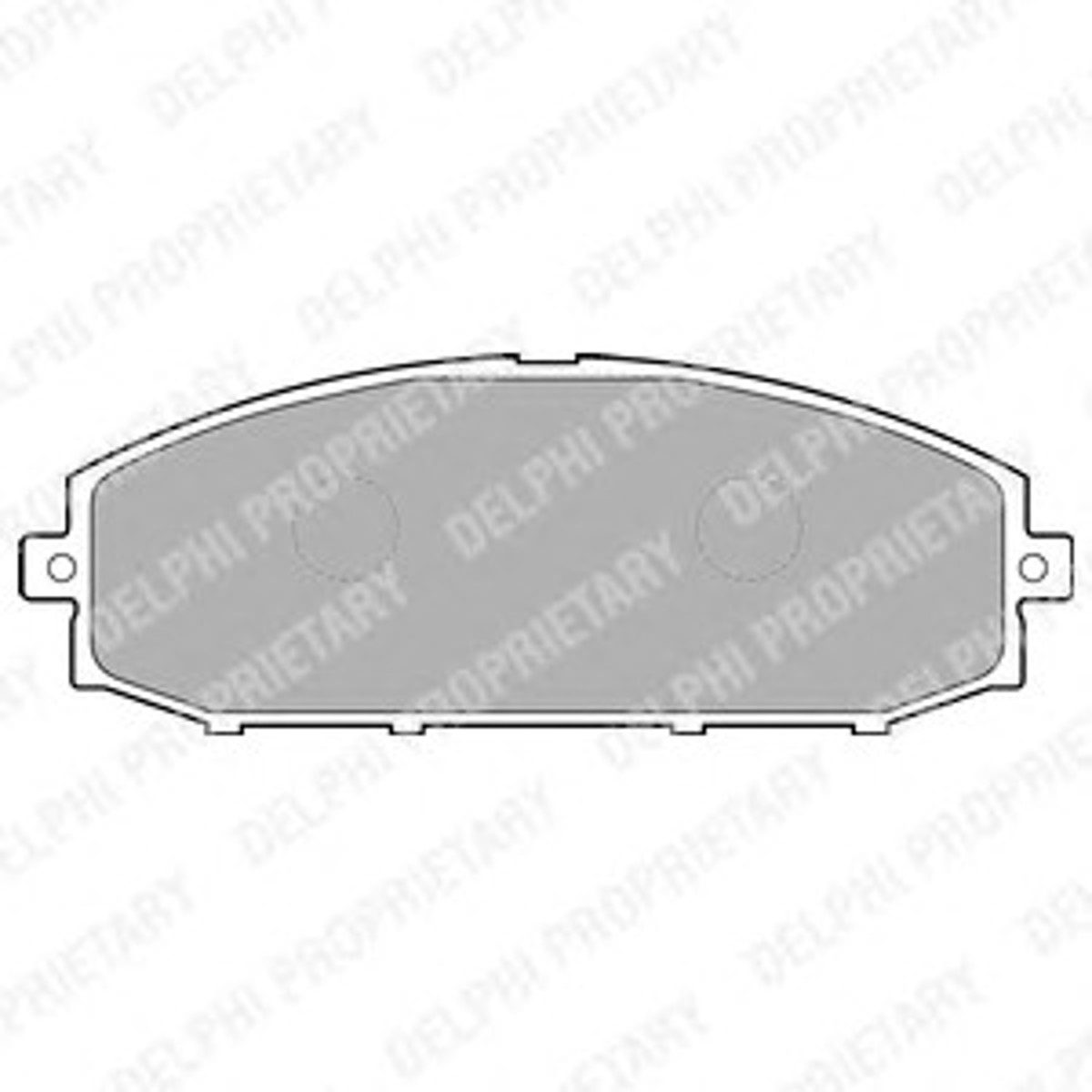 Колодки тормозные дисковые DELPHI LP1305