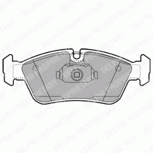 Тормозные колодки DELPHI LP1421