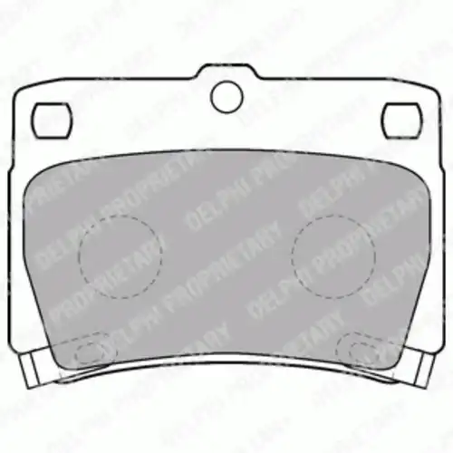 Тормозные колодки DELPHI LP1546