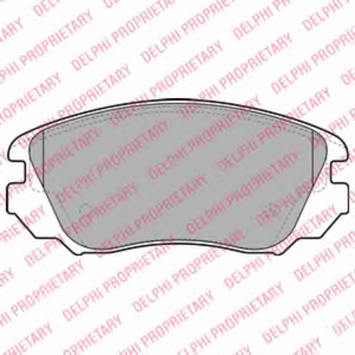 Тормозные колодки DELPHI LP2080