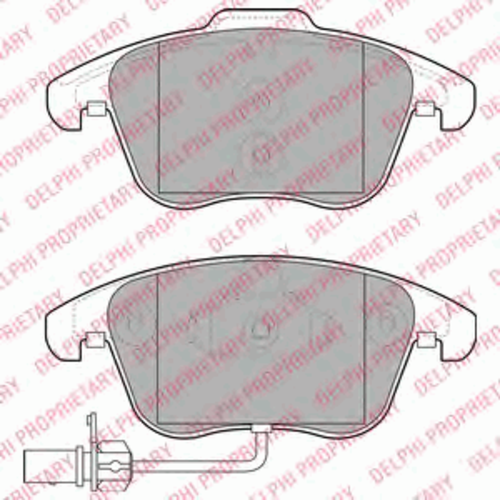 Тормозные колодки DELPHI LP2107