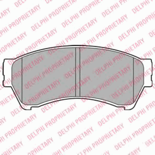 Тормозные колодки DELPHI LP2111
