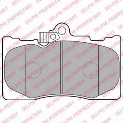 Тормозные колодки DELPHI LP2122
