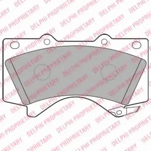Тормозные колодки DELPHI LP2134