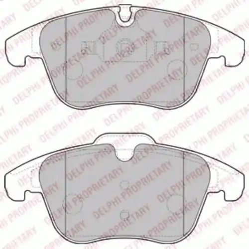 Тормозные колодки DELPHI LP2165
