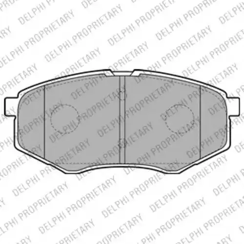 Тормозные колодки DELPHI LP2227