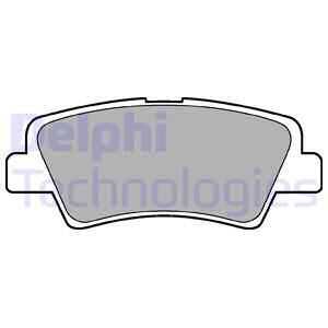 Колодки дисковые задние DELPHI LP2295