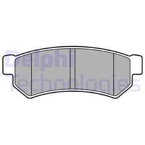 Тормозные колодки DELPHI LP2502