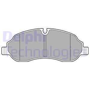 Колодки тормозные диск. пер. DELPHI LP3136