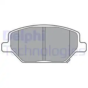 Колодки тормозные дисковые комплект DELPHI LP3371