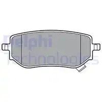 Колодки тормозные дисковые комплект DELPHI LP3402