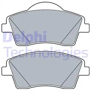 Колодки тормозные дисковые комплект DELPHI LP3528