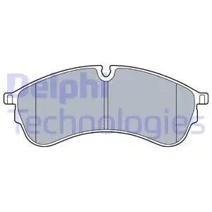 Тормозные колодки дисковые DELPHI LP3545
