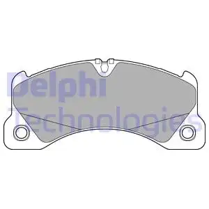 Колодки тормозные дисковые комплект DELPHI LP3593