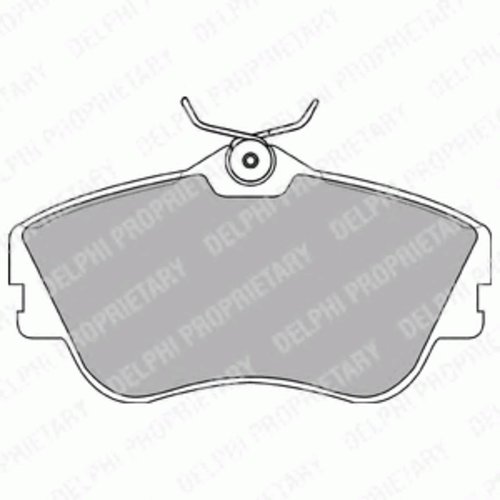 Тормозные колодки DELPHI LP918