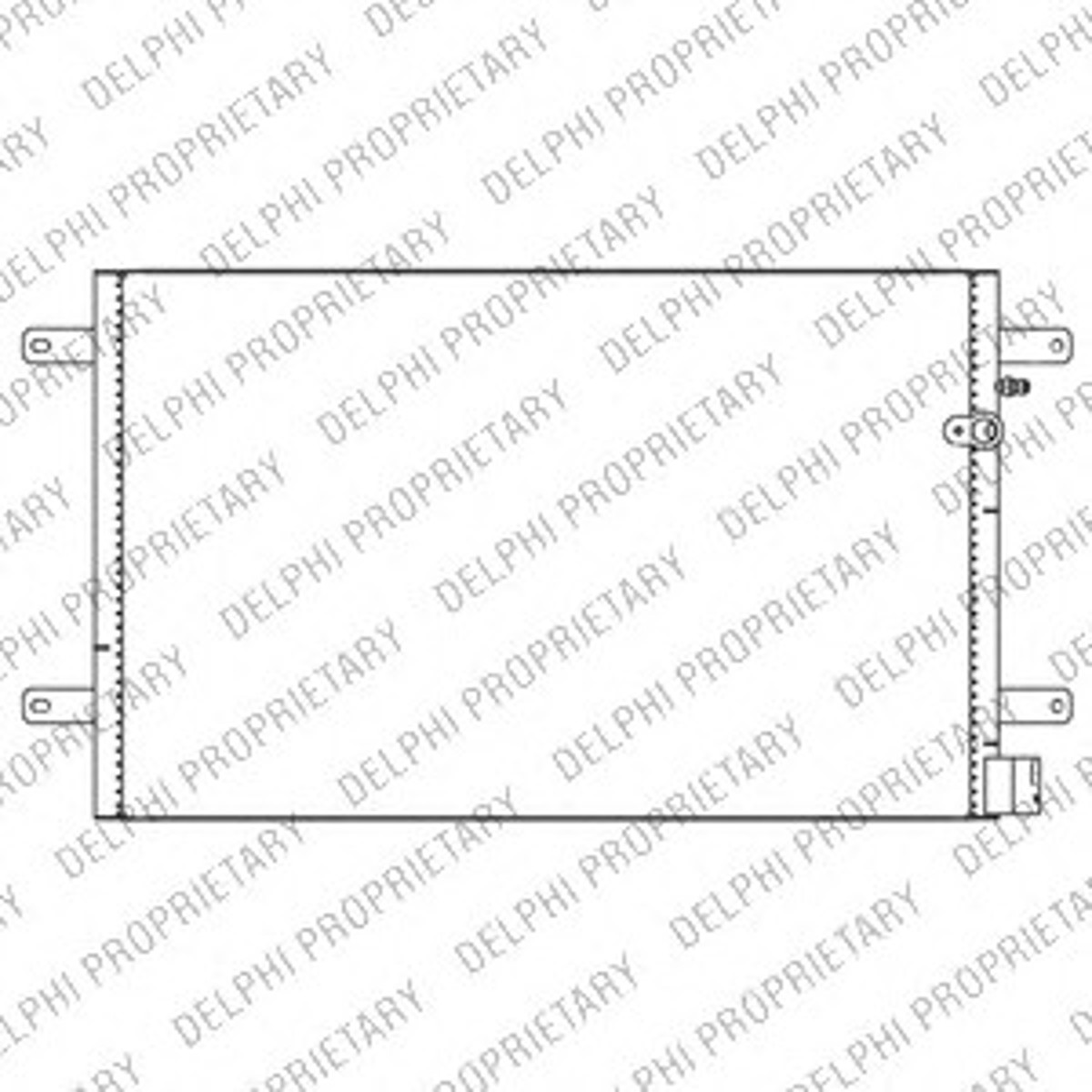 Конденсатор кондиционер DELPHI TSP0225680