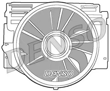 Вентилятор охлаждение двигателя DENSO DER05007