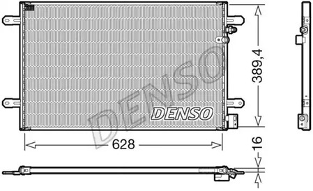 Конденсатор кондиционера DENSO DCN02037